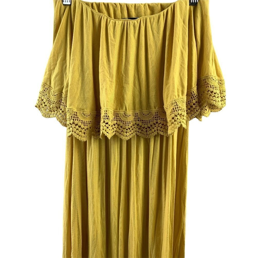 Forever 21 Women's Tube Top Summer Long Dress - Picture 2 of 5